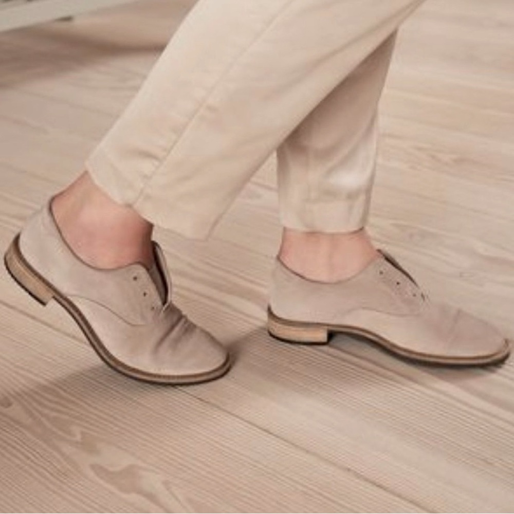 ECCO Sartorelle 25 Tailored Slip On Leather Loafers Mocasines Shoe Taupe Size 7